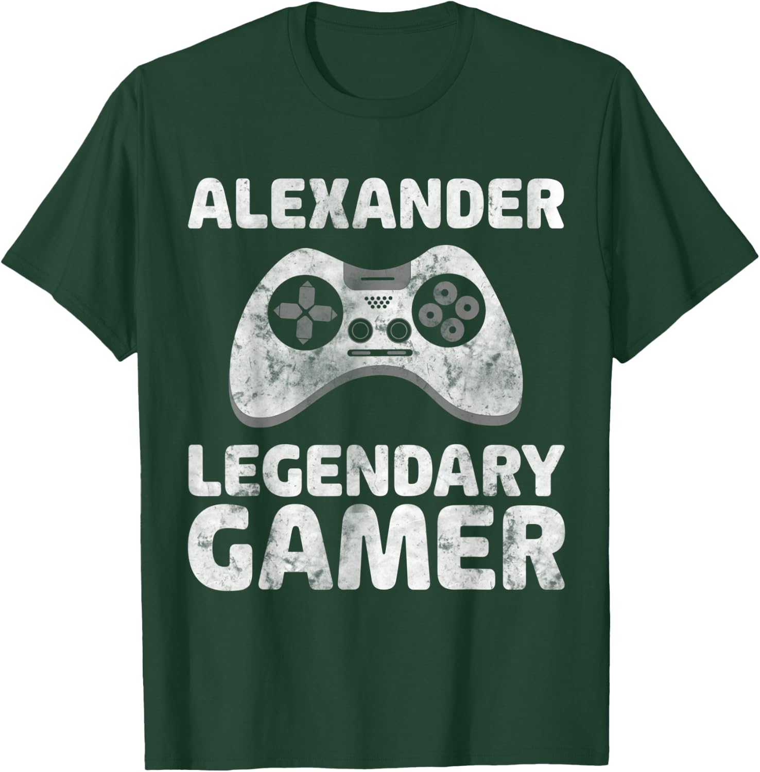 Personalized Legendary Gamer Shirt Alexander Name Gamer T-Shirt - T-Shirt | Forest