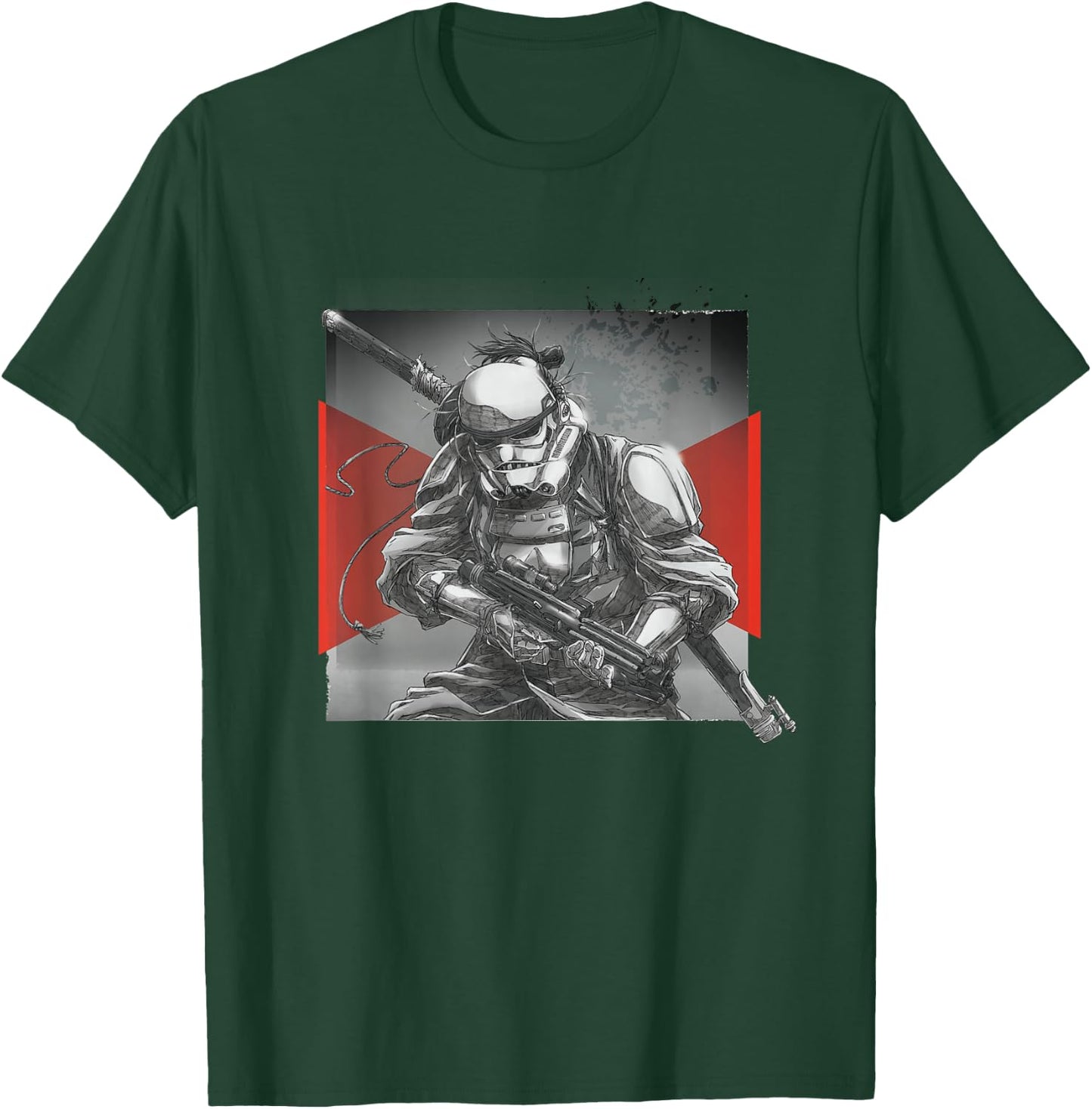 Star Wars: Visions Anime The Duel Samurai Stormtrooper T-Shirt - T-Shirt | Forest