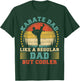 Vintage Karate Dad Like A Regular Dad Karate Father's Day T-Shirt - T-Shirt | Forest