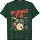 Drummer Dad Gift Drums Funny Daddy T-Shirt - T-Shirt | Forest