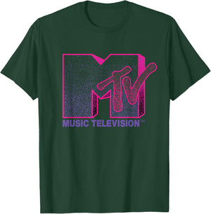 MTV Sparkly Logo Music Television T- Shirts T-Shirt - T-Shirt | Forest