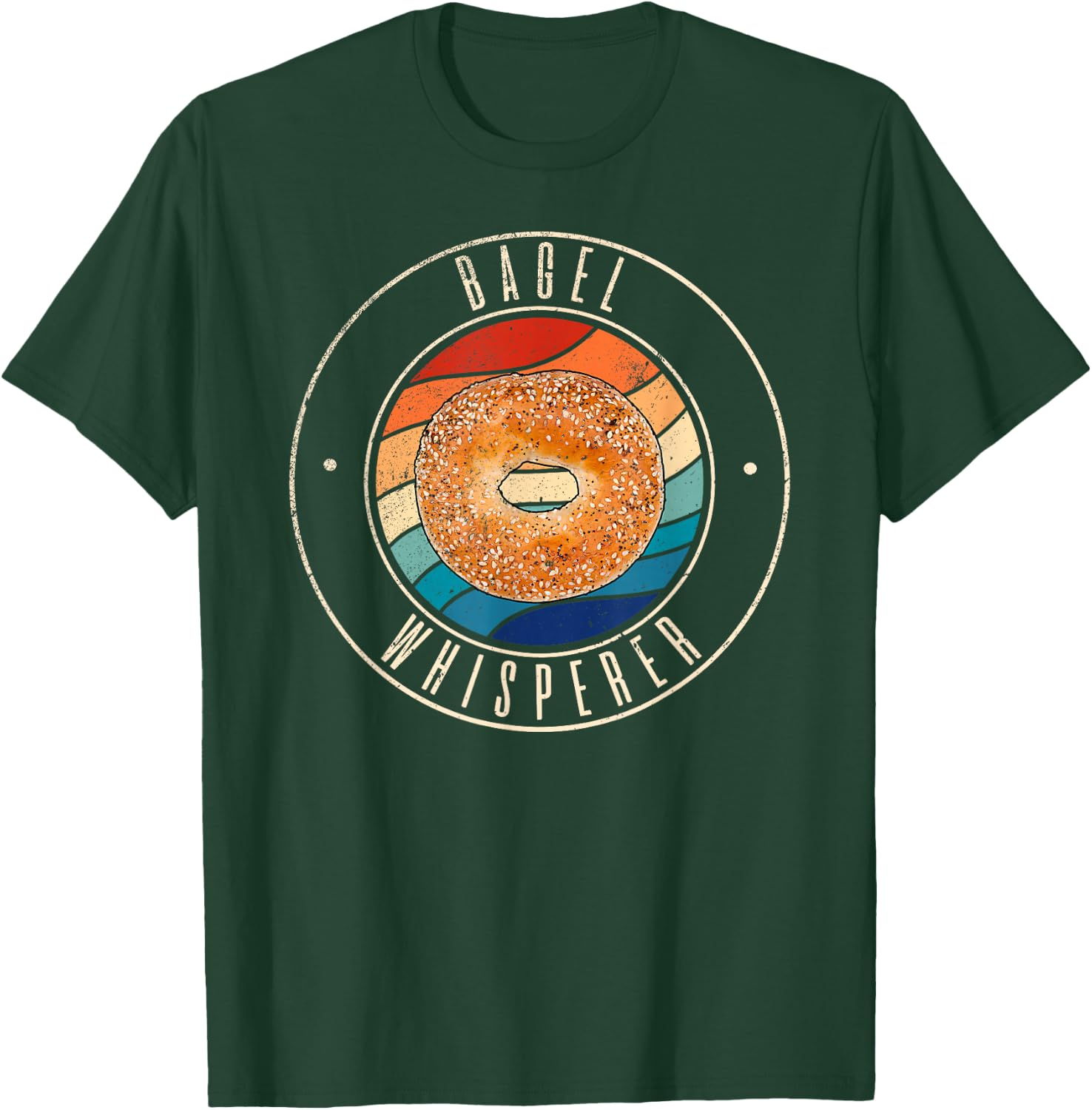 Bagel Whisperer T-Shirt - T-Shirt | Forest