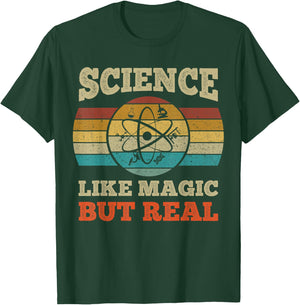 Science Like Magic But Real Shirt Science Teacher Geek Nerd T-Shirt - T-Shirt | Forest