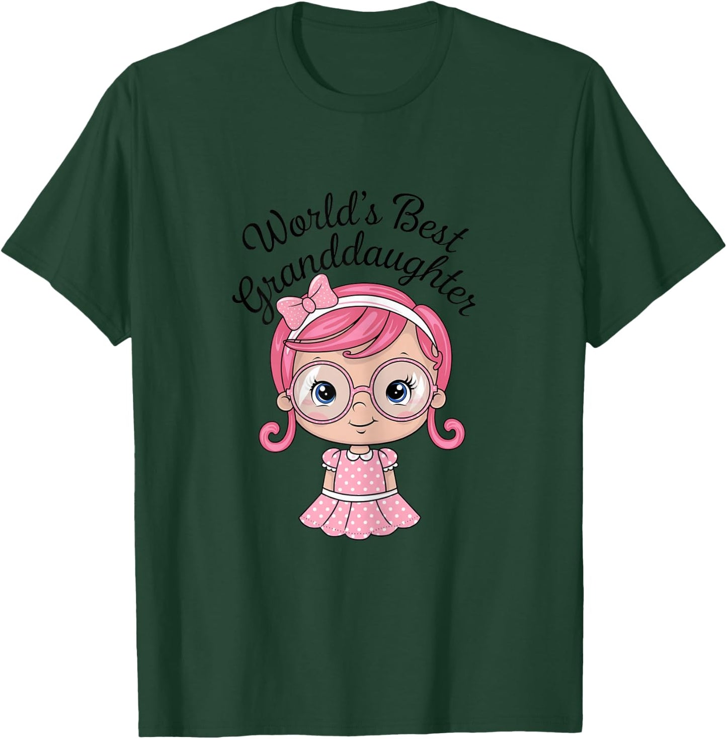 from Grandma Gifts World's Best Granddaughter T-Shirt - T-Shirt | Forest