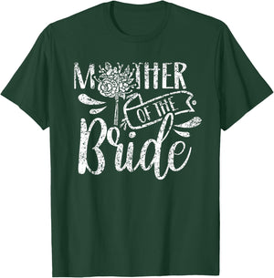 Mother Of The Bride Bachelorette Cute Party Wedding Mom T-Shirt - T-Shirt | Forest