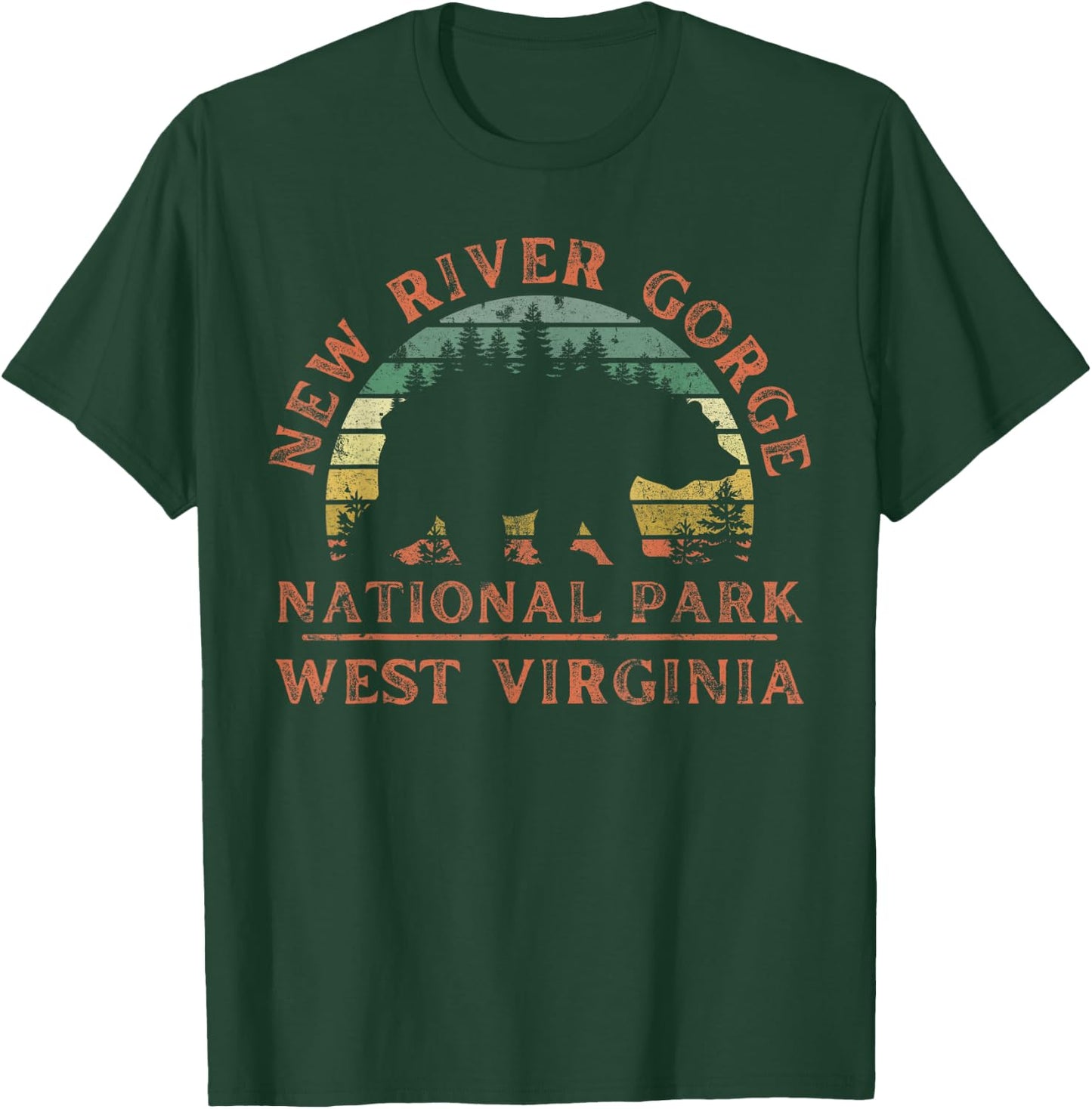 New River Gorge National Park T-Shirt - T-Shirt | Forest