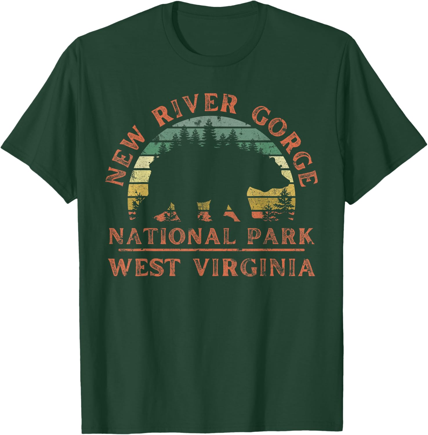 New River Gorge National Park T-Shirt - T-Shirt | Forest