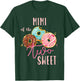 Mimi Sweet Two Donut Birthday Party Theme Girl T-Shirt - T-Shirt | Forest
