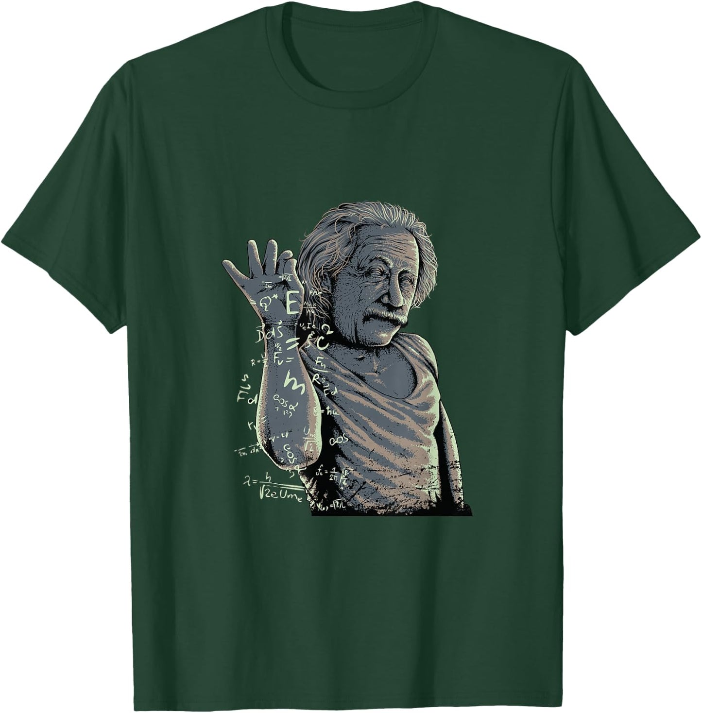 Famous Physicist Albert Motif , E MC Gift T-Shirt - T-Shirt | Forest