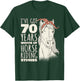 70th Birthday Seventy - 70 Years Old Horse Rider T-Shirt - T-Shirt | Forest