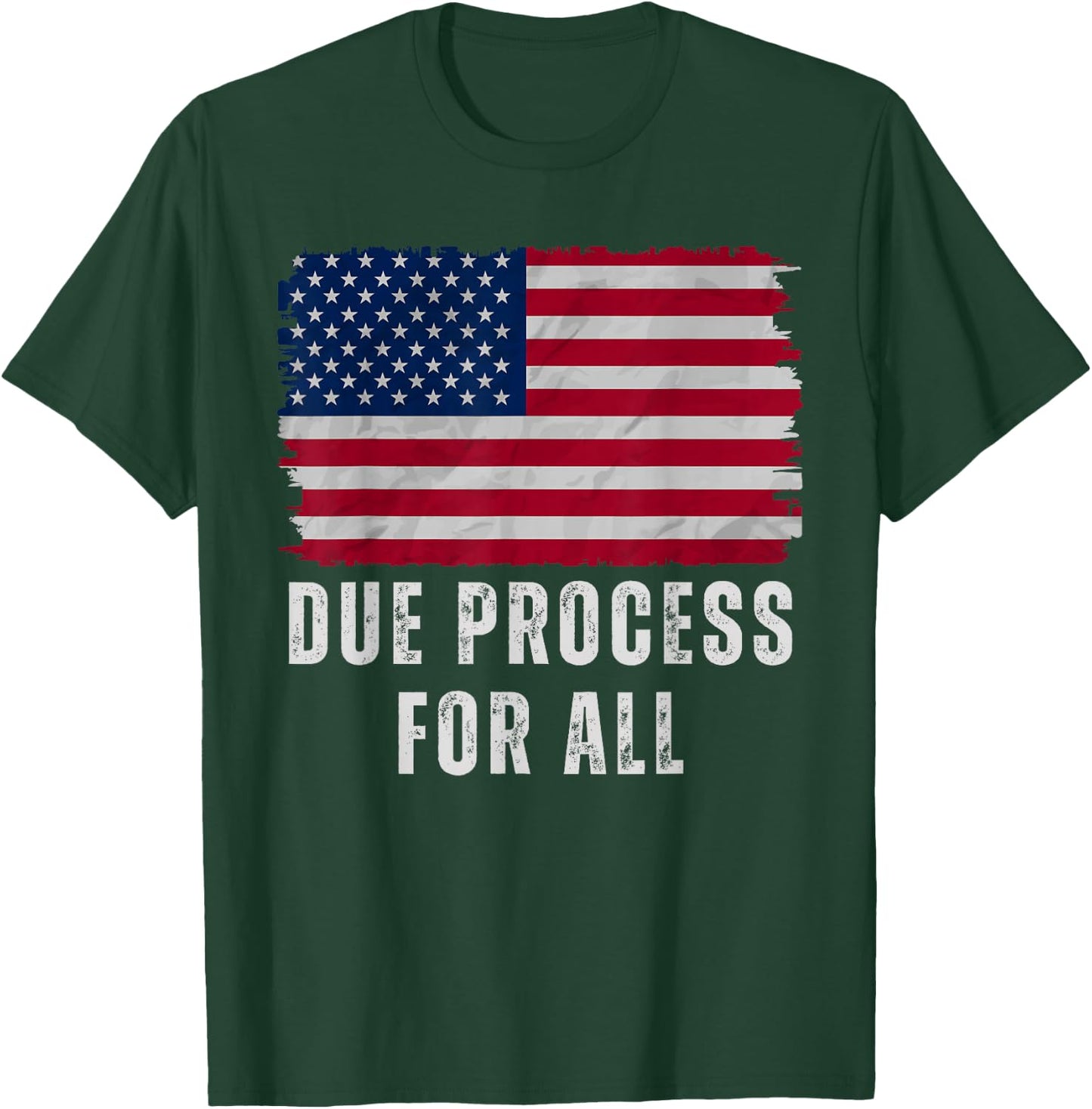 Due Process For All Protest T-Shirt - T-Shirt | Forest