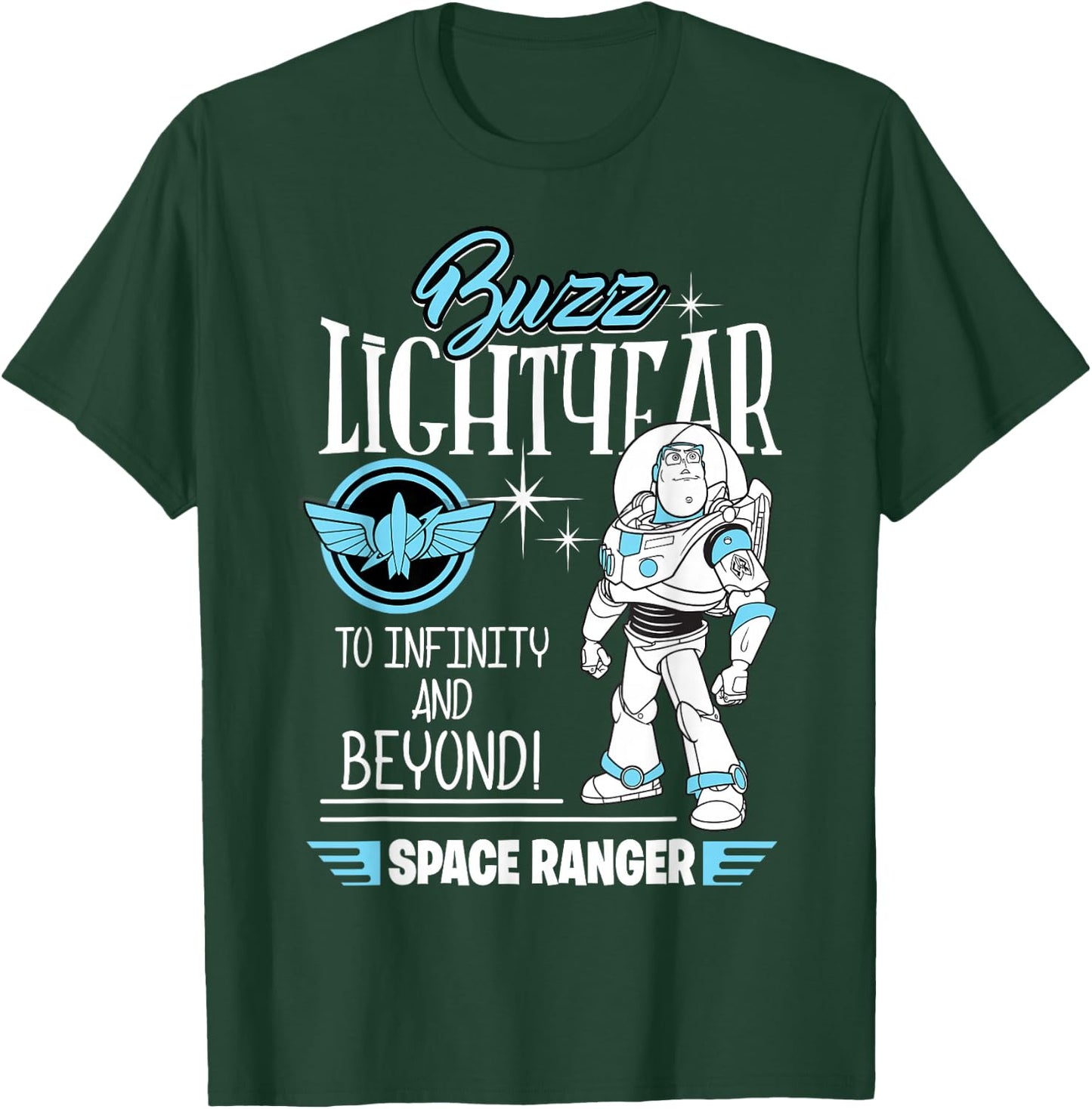 Disney Pixar Toy Story Retro Buzz Lightyear Space Ranger T-Shirt - T-Shirt | Forest