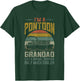 Pontoon Boat Grandad Men Apparel Fathers Day Boating Captain T-Shirt - T-Shirt | Forest
