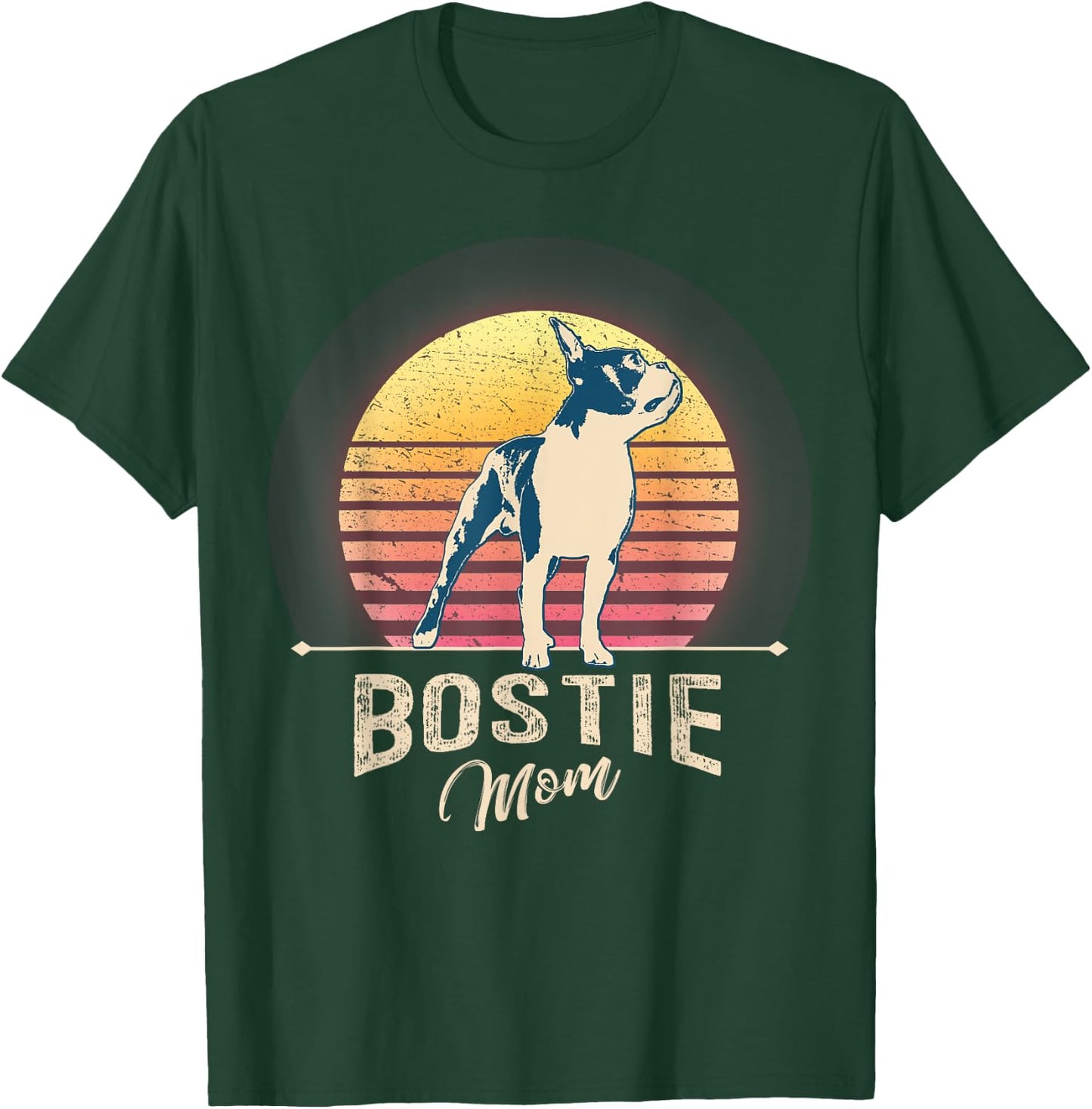 Boston Terrier Boston-Bulldog T-Shirt - T-Shirt | Forest