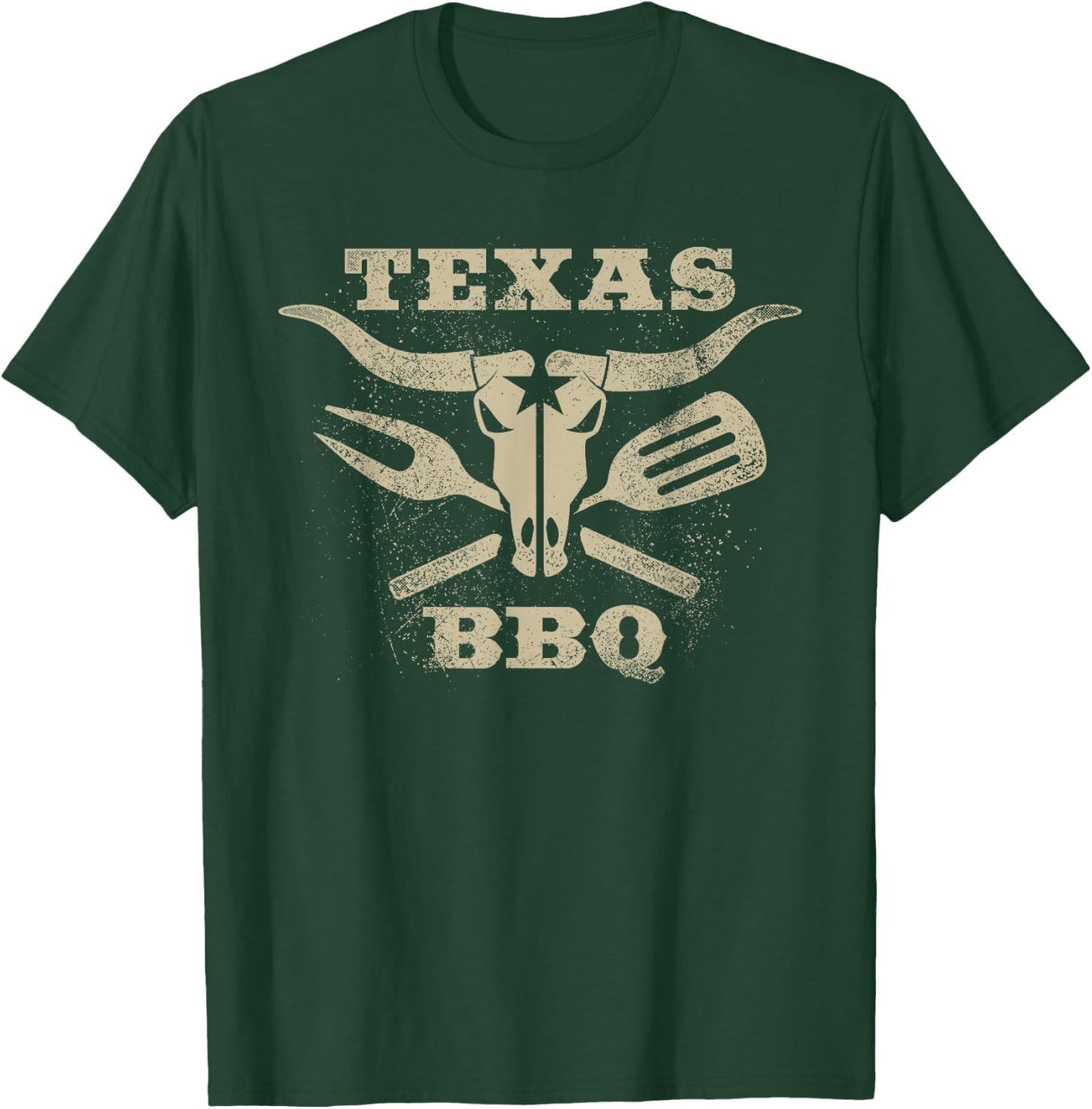 Texas BBQ Lover | Barbecue Gift | Grilling Fanatic T-Shirt - T-Shirt | Forest