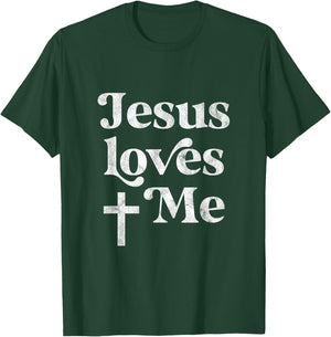 Jesus loves me T-Shirt - T-Shirt | Forest