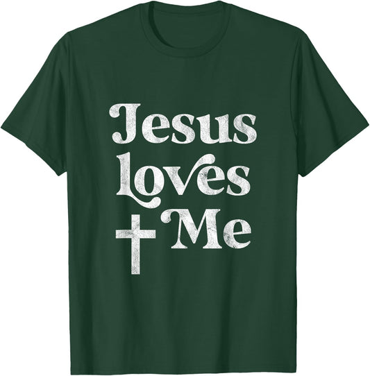 Jesus loves me T-Shirt - T-Shirt | Forest