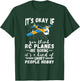 RC Plane Smart People Hobby Airplane Lover RC Pilot Model T-Shirt - T-Shirt | Forest