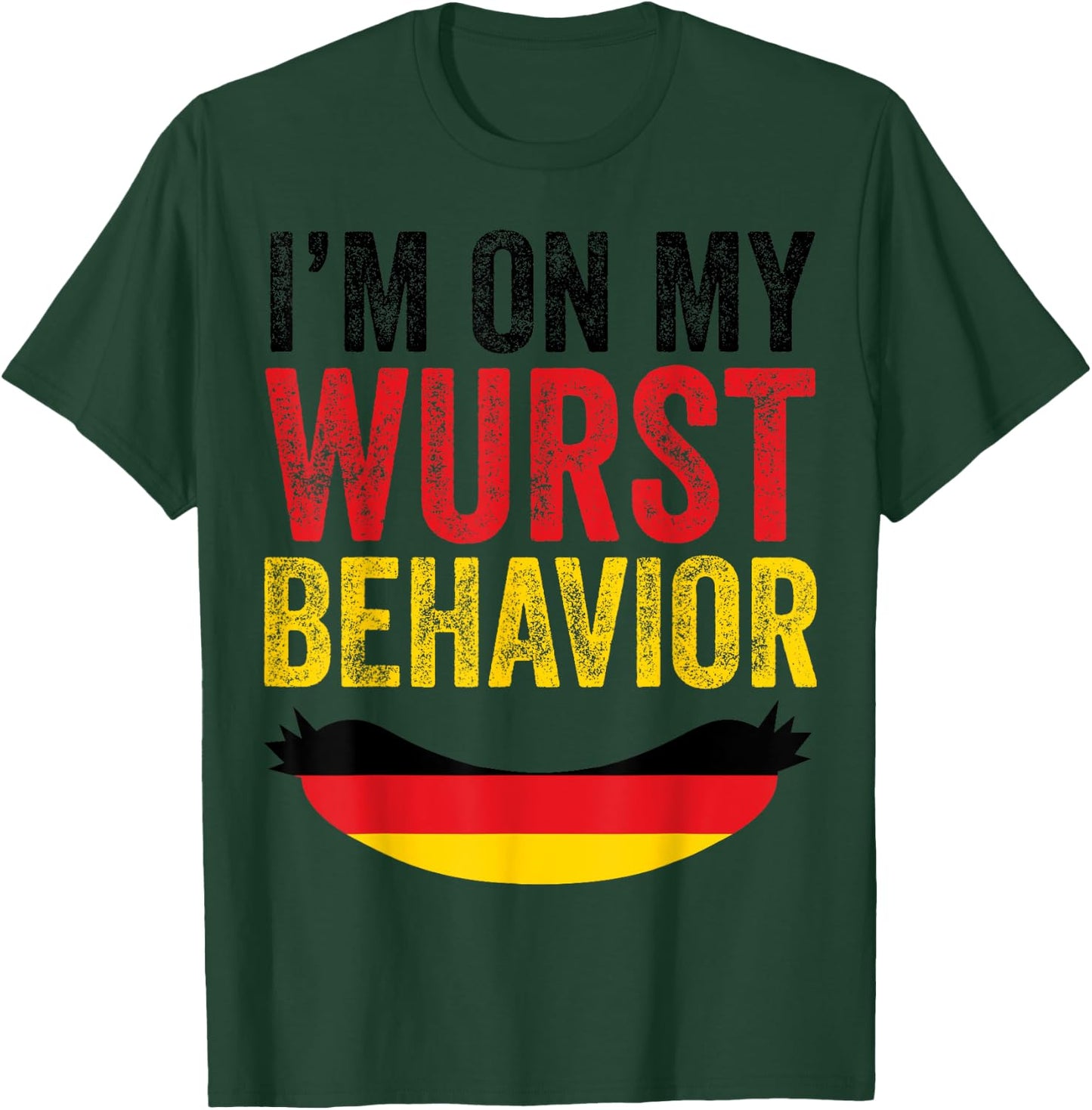 German Clothes American Oktoberfest Clothing Men Women Wurst T-Shirt - T-Shirt | Forest