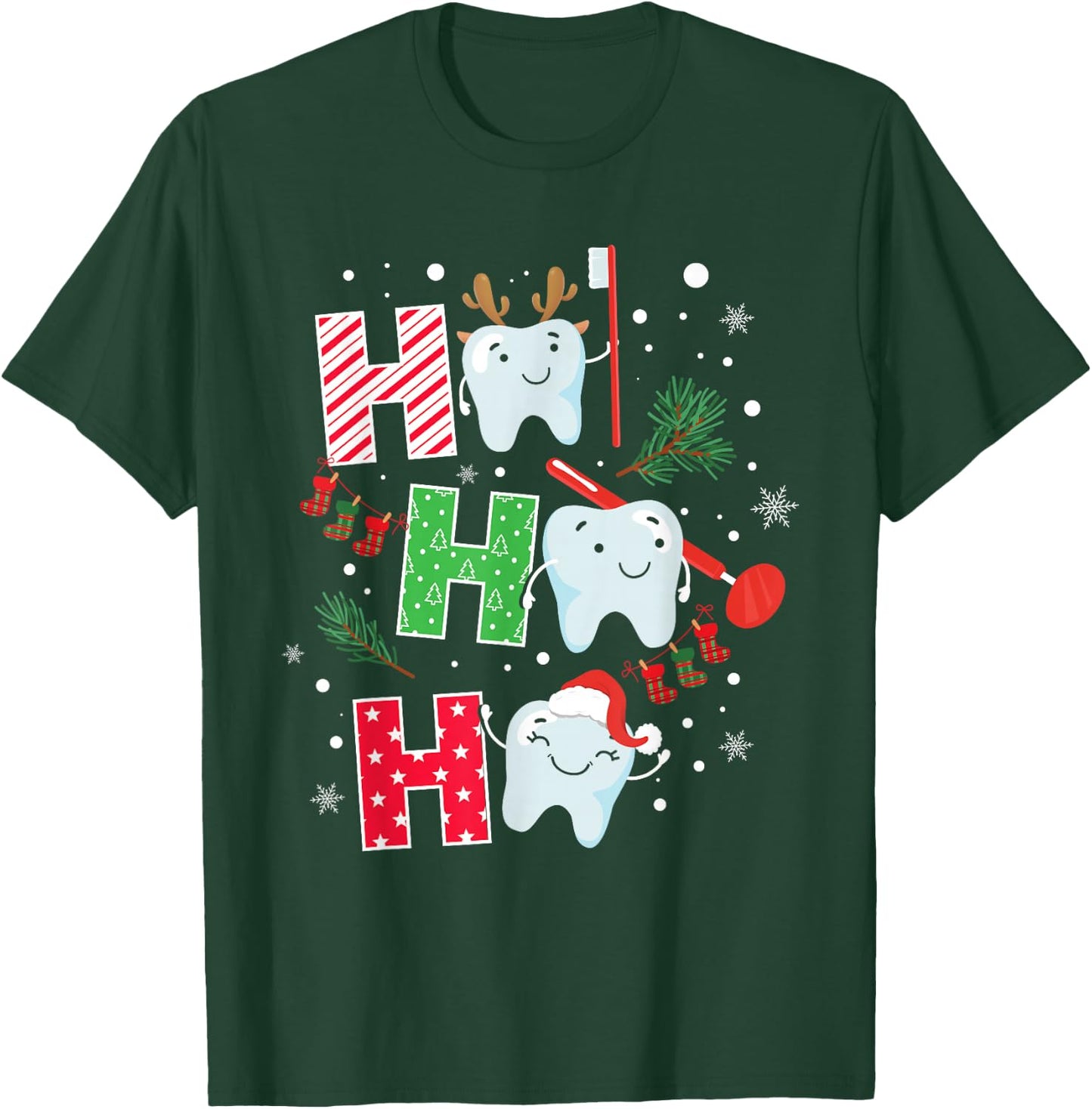 Dentist Christmas Future Dentist Dentistry Graduate Gift T-Shirt - T-Shirt | Forest