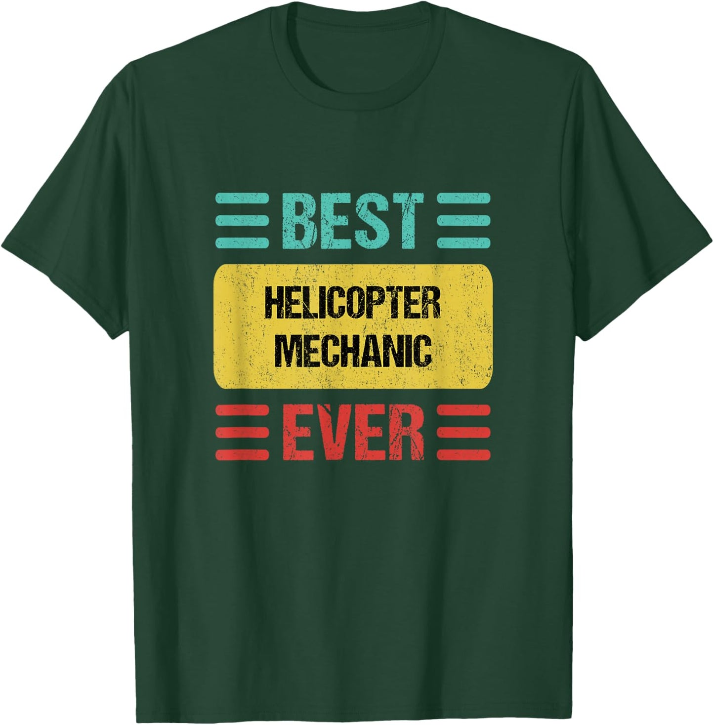 Helicopter Mechanic T-Shirt - T-Shirt | Forest