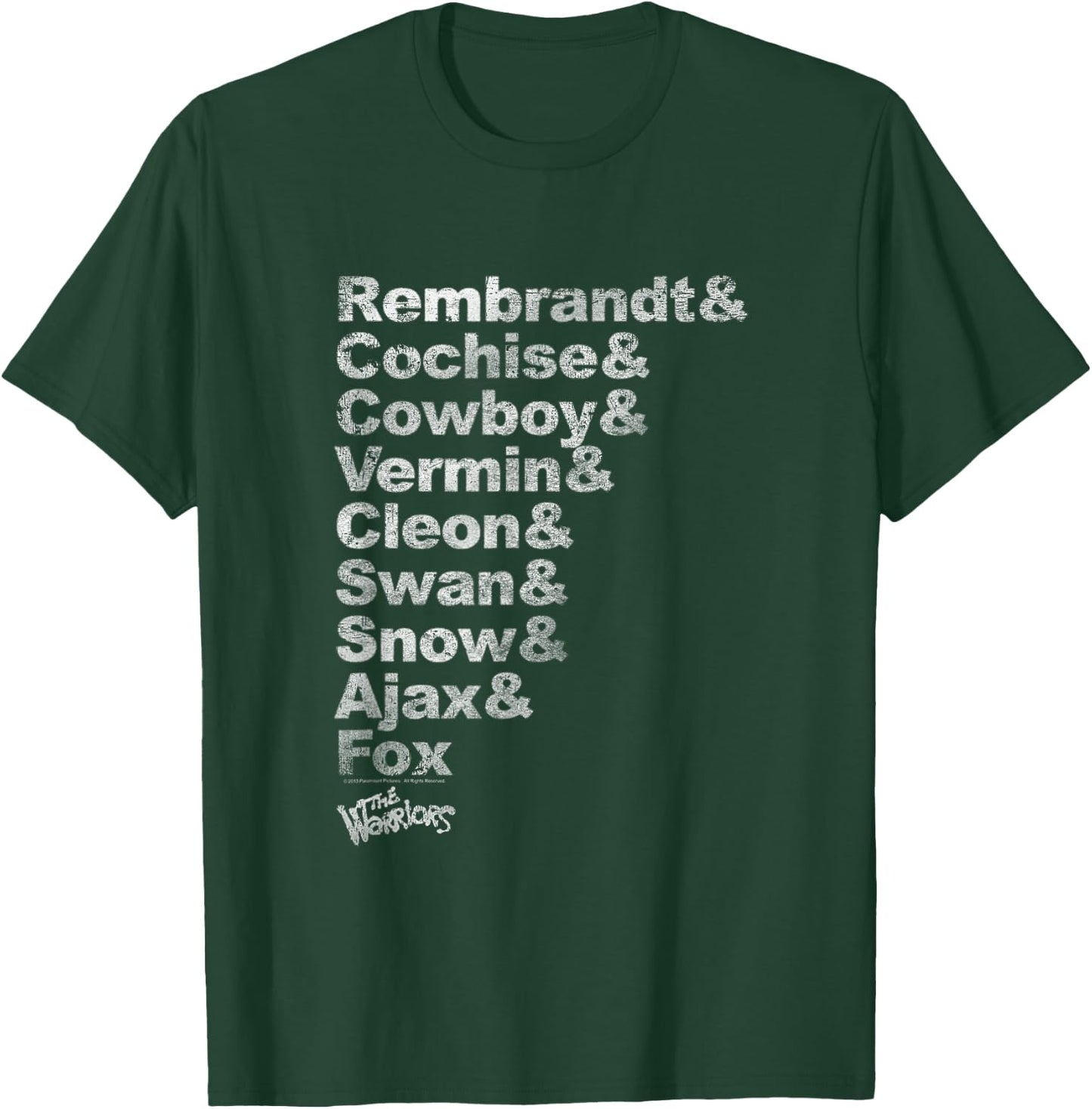 Warriors Roster T-Shirt - T-Shirt | Forest