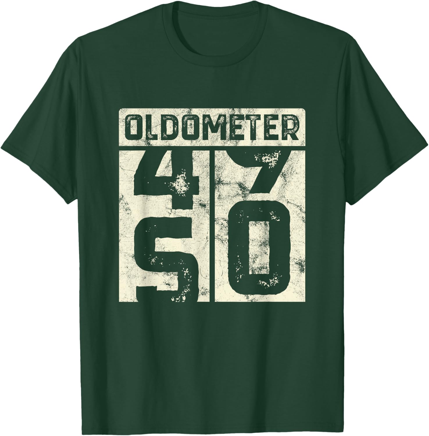 Oldometer 49-50 Funny 50 Years Old Birthday Men Women Gift T-Shirt - T-Shirt | Forest