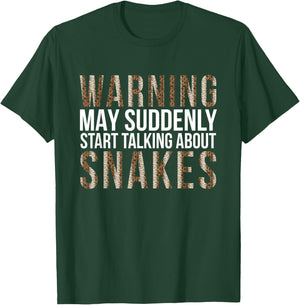 Snake Pet Owner Reptile Snakes Love Snake Skin Gifts T-Shirt - T-Shirt | Forest