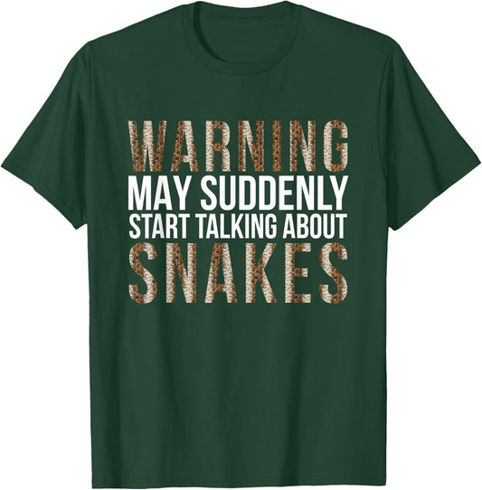 Snake Pet Owner Reptile Snakes Love Snake Skin Gifts T-Shirt - T-Shirt | Forest