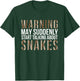Snake Pet Owner Reptile Snakes Love Snake Skin Gifts T-Shirt - T-Shirt | Forest