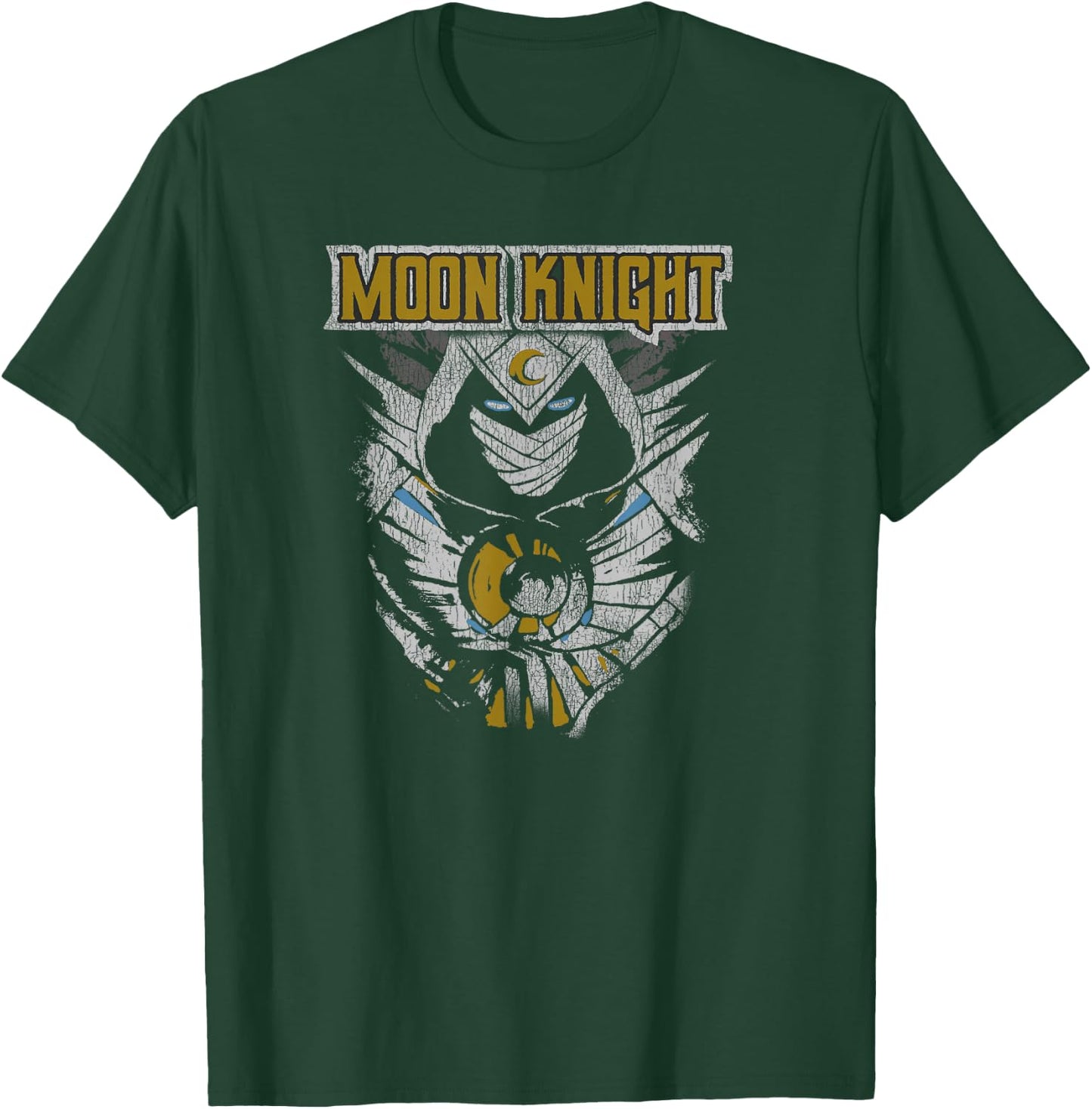 Marvel Moon Knight Distressed Poster T-Shirt - T-Shirt | Forest