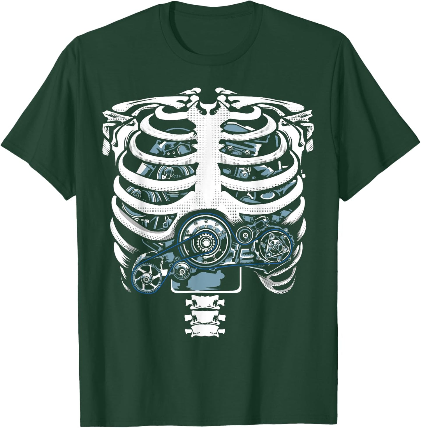 Funny Mechanic Designs Dad Car Enthusiasts Engineers T-Shirt - T-Shirt | Forest