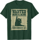 Wanted Dead and Alive Schrodinger's Cat T-Shirt - T-Shirt | Forest