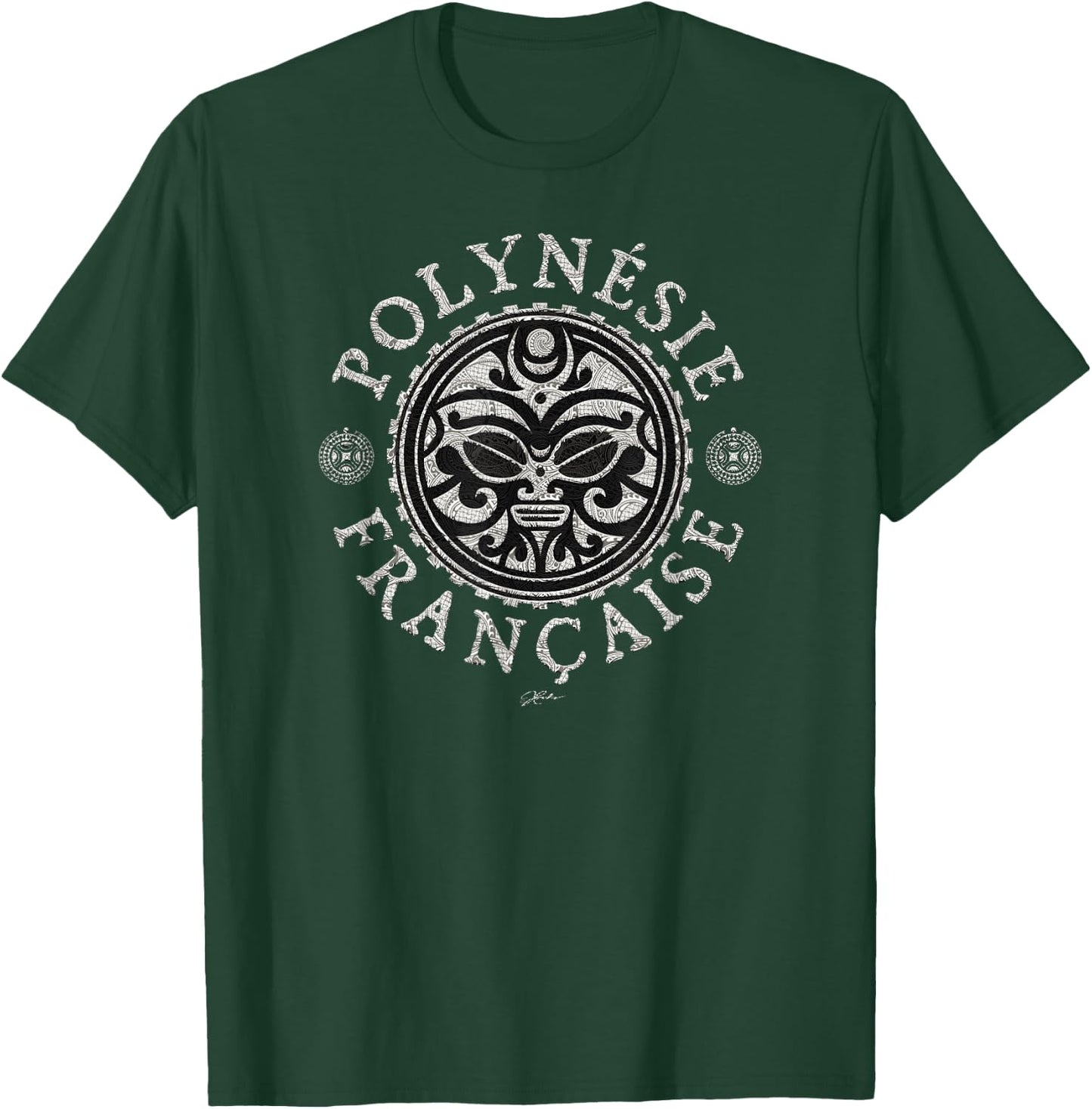 JCombs: French Polynesia, Polynesian Tattoo Art T-Shirt - T-Shirt | Forest