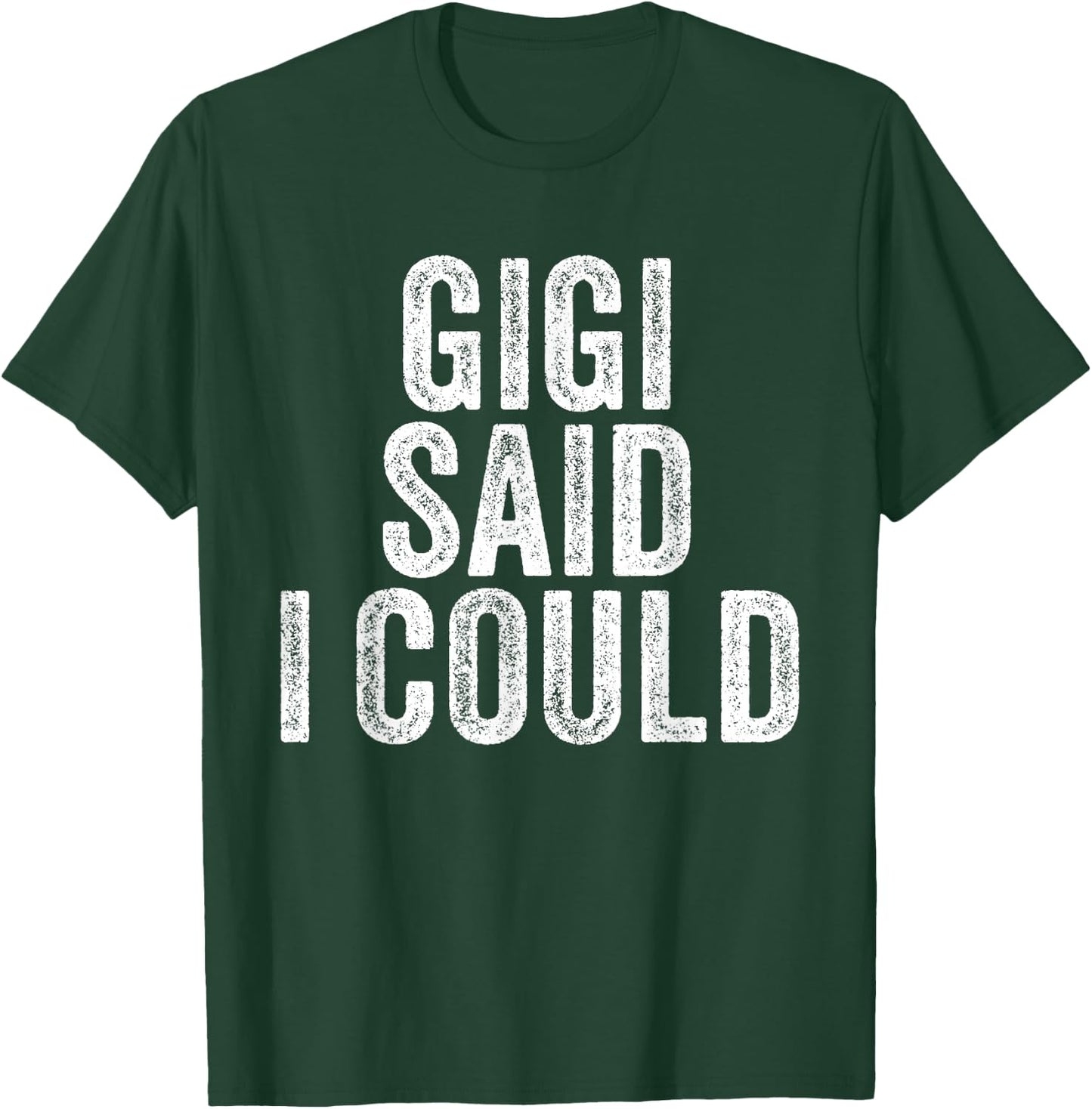 Gigi Said I Could Grandparent Grandson Granddaughter Funny T-Shirt - T-Shirt | Forest