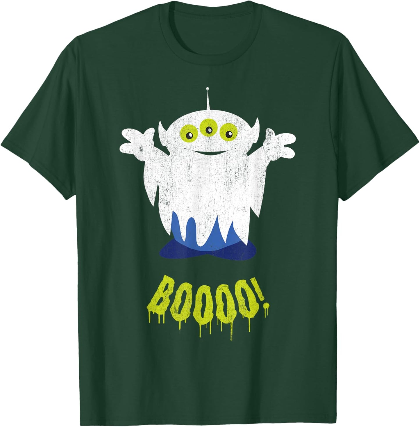 Disney Pixar Toy Story Booo!! Alien Ghost Costume Halloween T-Shirt - T-Shirt | Forest