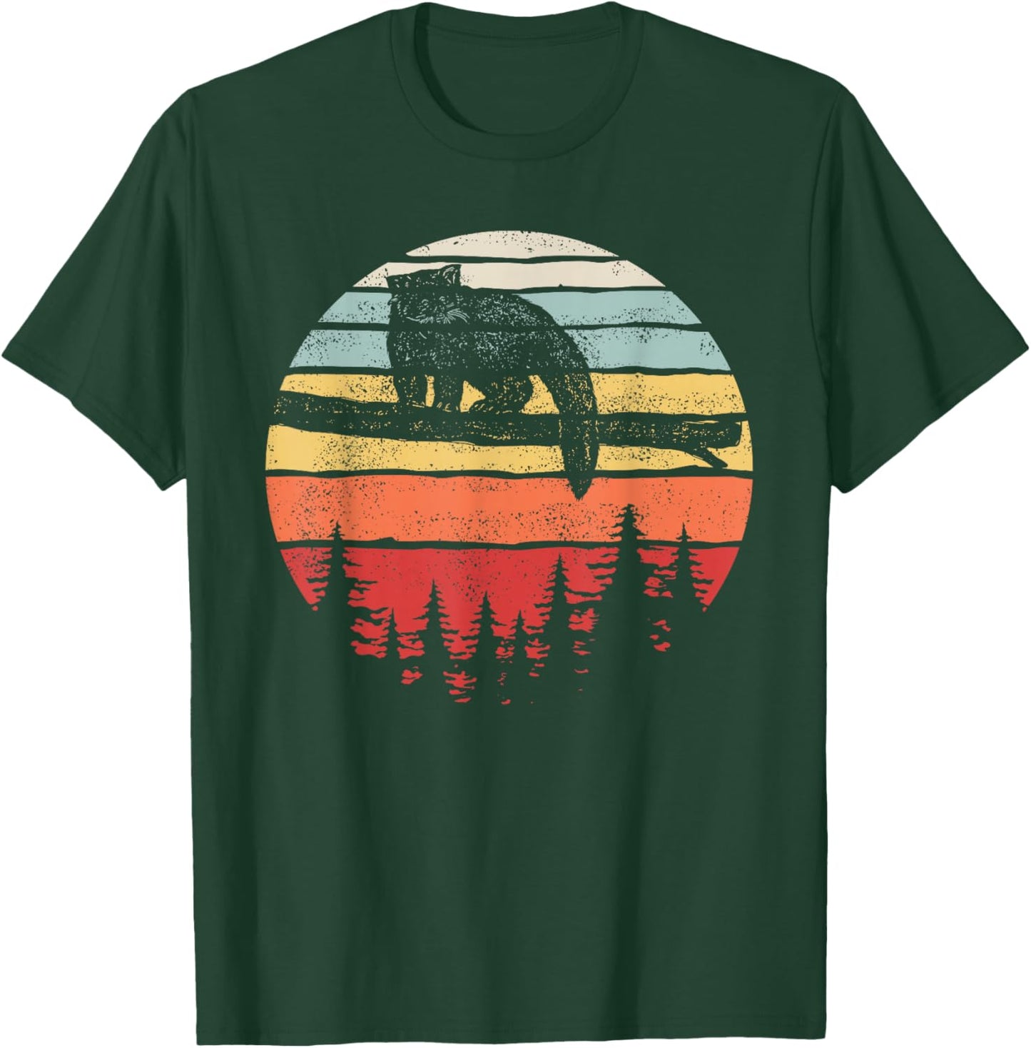 Vintage Retro Red Panda T-Shirt - T-Shirt | Forest