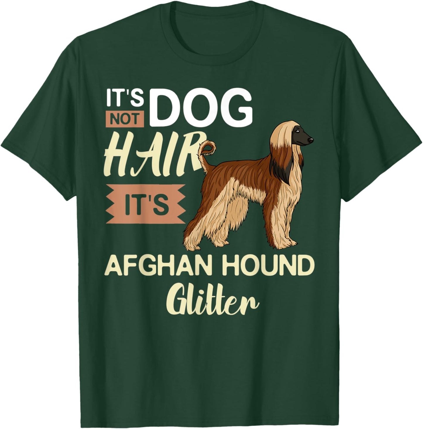 Afghan Hound Dog Gift Puppies Owner Lover T-Shirt - T-Shirt | Forest
