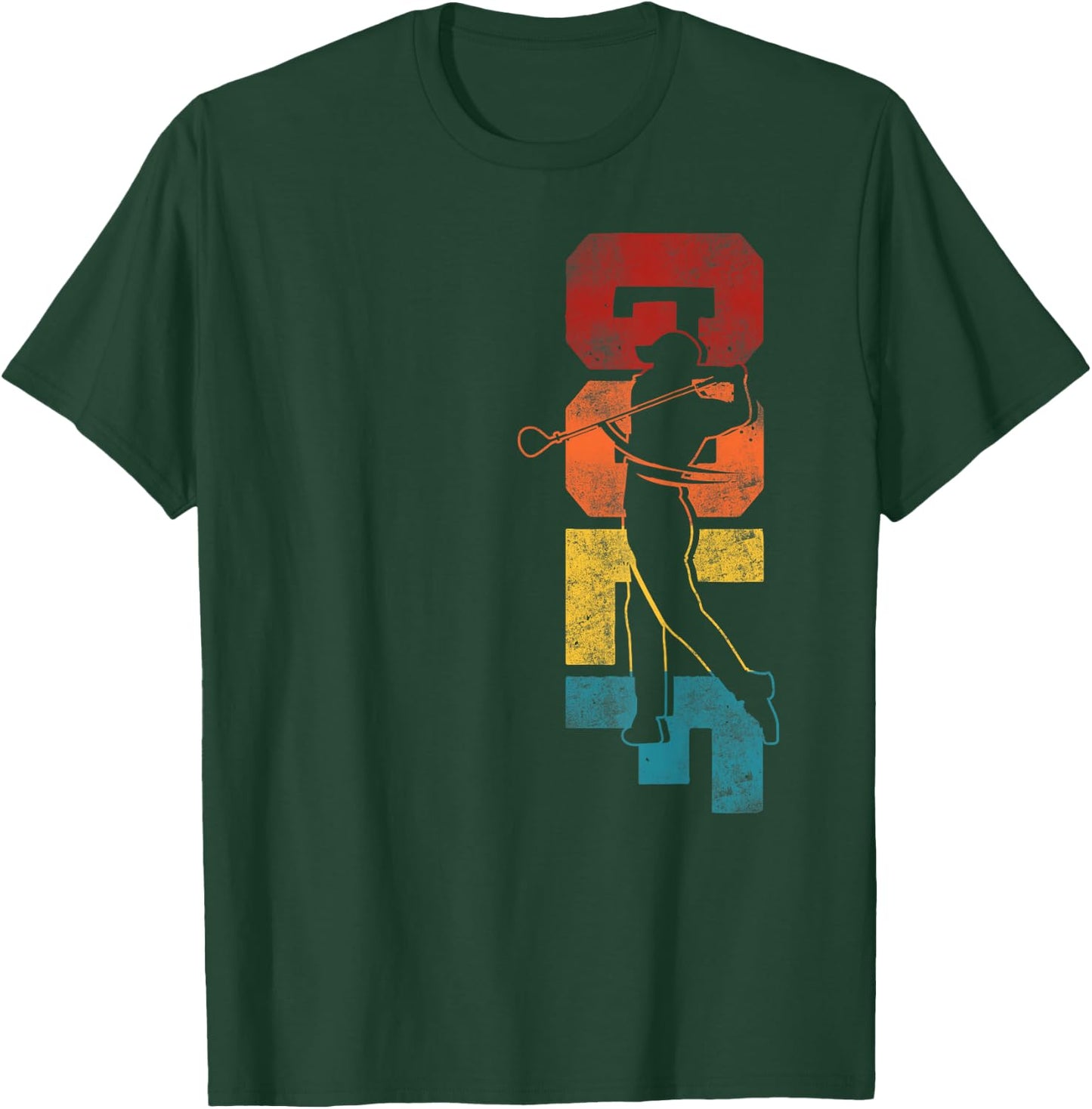 Golf Vintage Retro Golf T-Shirt - T-Shirt | Forest