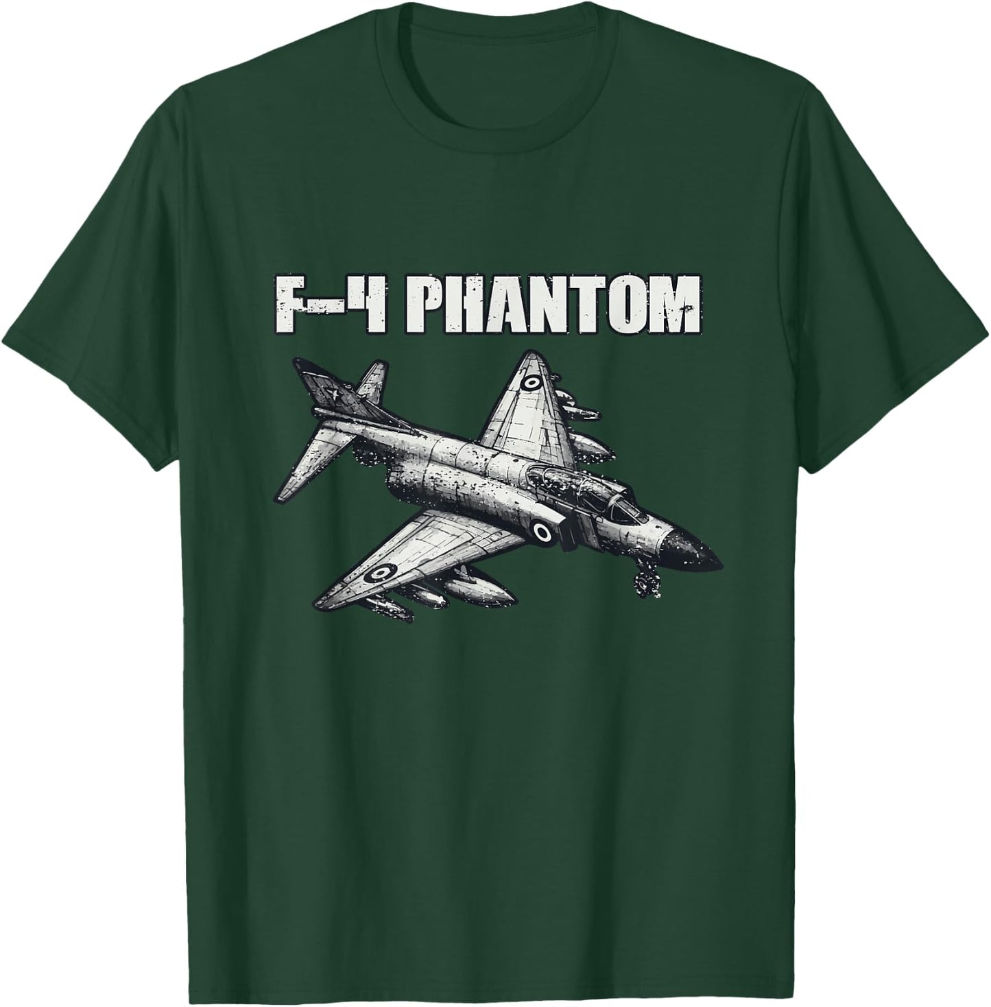 F-4 Wild Weasel Fighter Jet Gifts for Pilots Aviation Lovers T-Shirt - T-Shirt | Forest