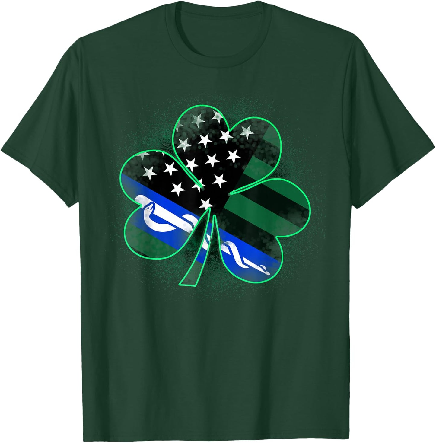 EMS and EMT St Patrick's Day Clover T-Shirt - T-Shirt | Forest