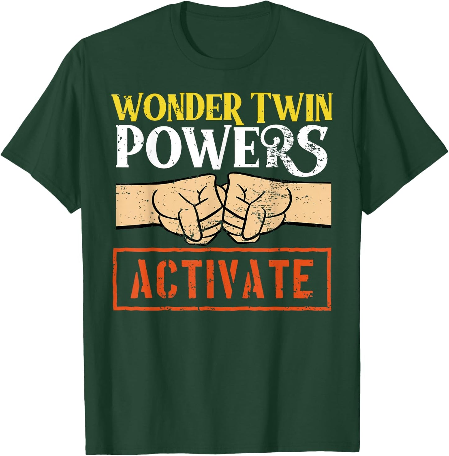 Wonder Twin Power Activated design, Sibling design T-Shirt - T-Shirt | Forest