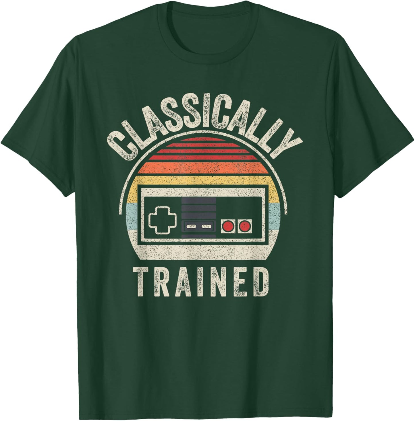 Retro Vintage Classically Trained Video Game Adult T-Shirt - T-Shirt | Forest