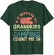 RV Camping Grandma Grandpa Camper T-Shirt - T-Shirt | Forest