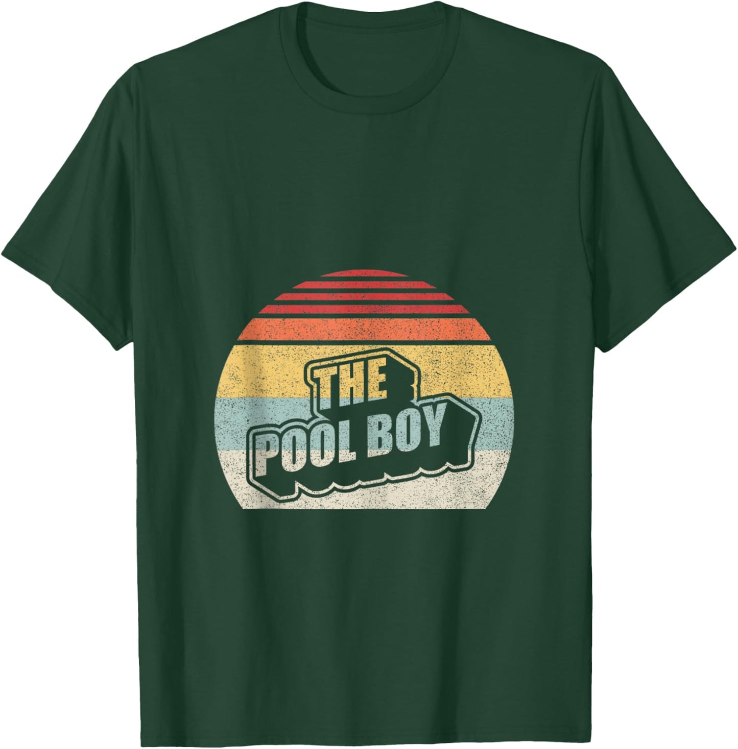 Vintage Retro The Boy Pool T-Shirt - T-Shirt | Forest