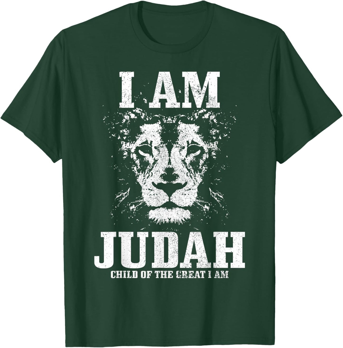 I Am Judah Child Of The Great Lion Israelite Israel Hebrew T-Shirt - T-Shirt | Forest