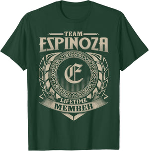 Team ESPINOZA Lifetime Member Vintage ESPINOZA Family T-Shirt - T-Shirt | Forest