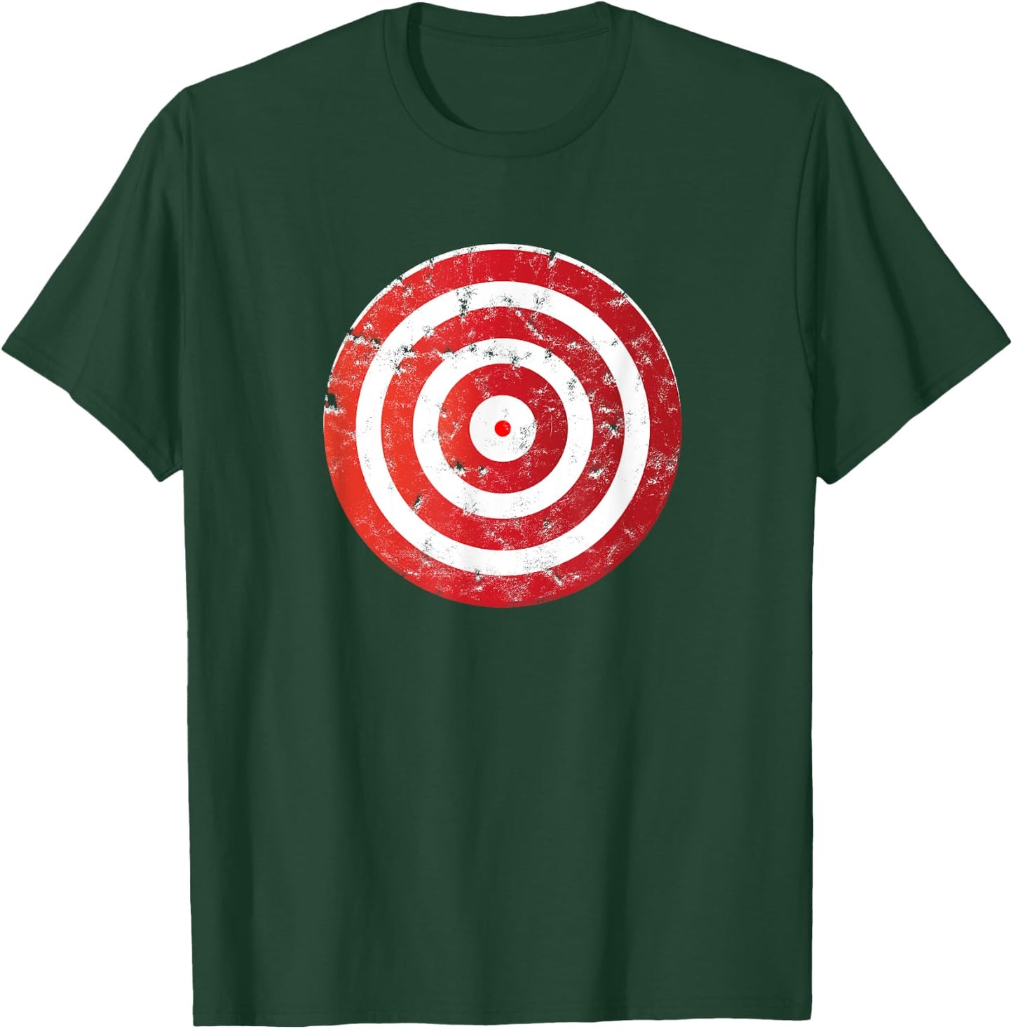 Vintage Bullseye Target Bulls Eye - Target Shooting Sports T-Shirt - T-Shirt | Forest