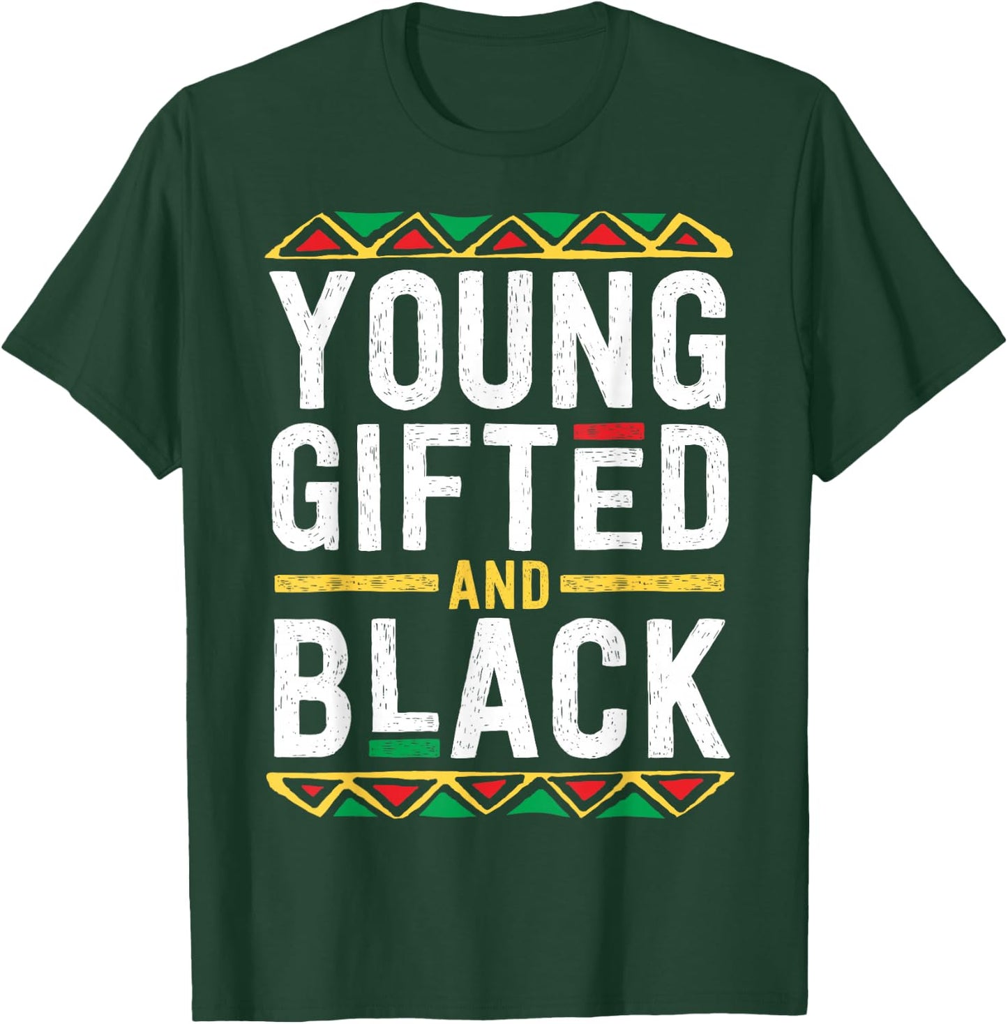 Young Gifted And Black T Shirt Boys African Tribal T-Shirt - T-Shirt | Forest