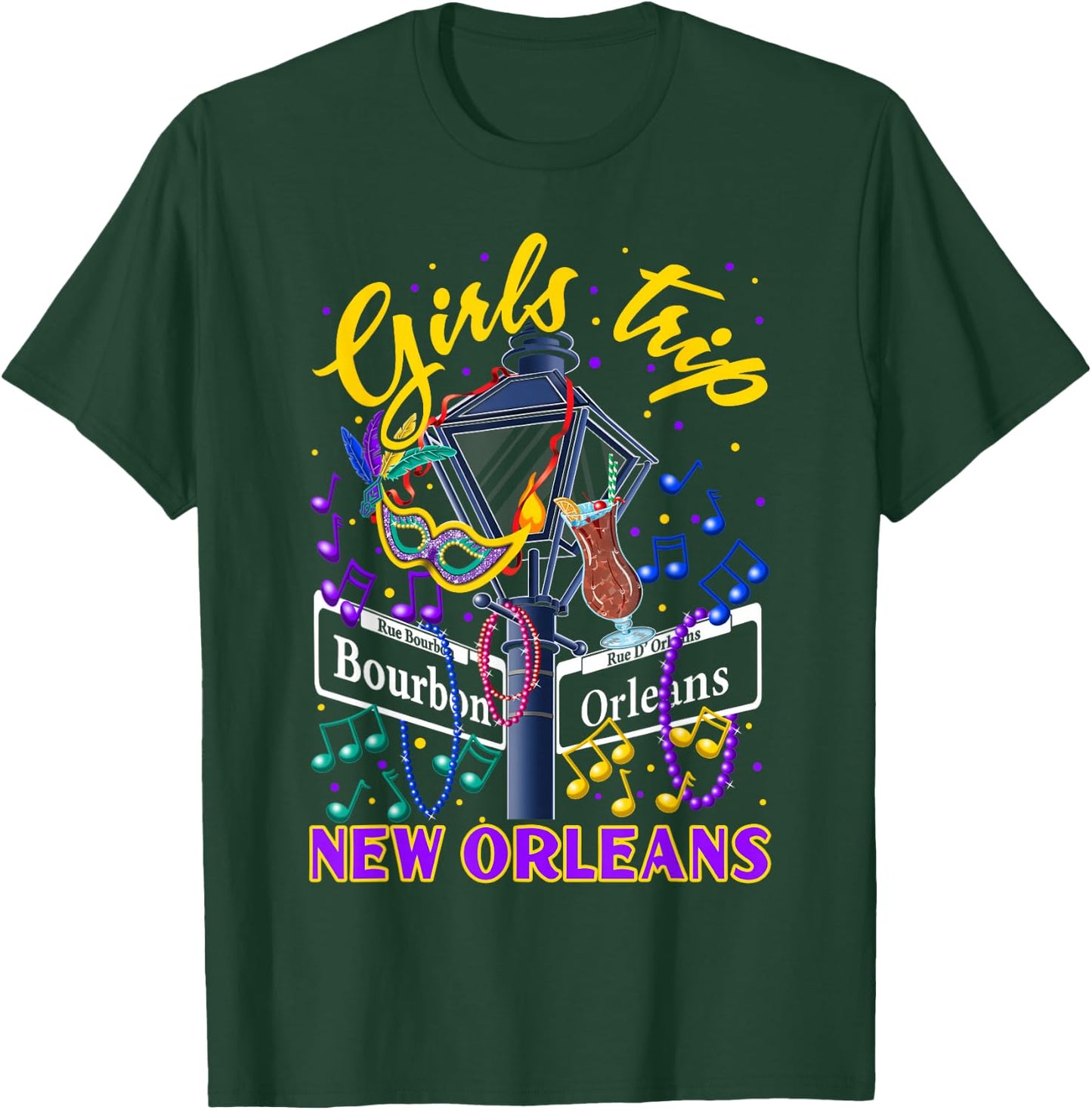 New Orleans Girls Trip Girlfriends Vacation T-Shirt - T-Shirt | Forest
